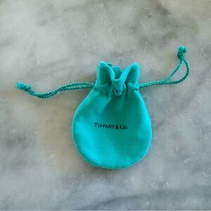 2 x Tiffany and Co. jewelry pouches. Medium size